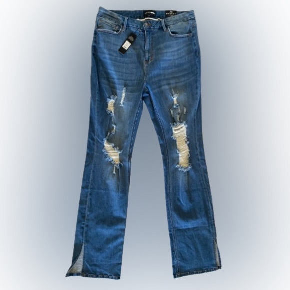 Tall Killing 'Em Kindly High Rise Jeans - Medium Blue Wash - Picture 7 of 13